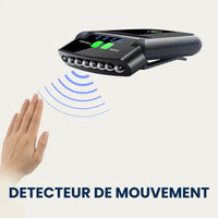 Allumage par capteur de mouvement de la lampe frontale à clipser LAMPORA